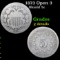 1873 Open 3 Shield Nickel 5c Grades g details