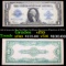 1923 $1 large size Blue Seal Silver Certificate, Signatures of Speelman & White Grades vf++