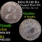 1834 O-119 R4 Capped Bust Half Dollar 50c Grades vf details