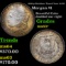 1890-p Rainbow Toned Vam 19 R5 Morgan Dollar $1 Grades Select+ Unc
