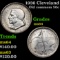 1936 Cleveland Old Commem Half Dollar 50c Grades Choice Unc