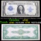 1923 $1 large size Blue Seal Silver Certificate, Signatures of Speelman & White Grades xf