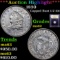 ***Auction Highlight*** 1830 Capped Bust Half Dime 1/2 10c Graded Select Unc By USCG (fc)