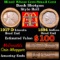 Mixed small cents 1c orig shotgun roll, 1917-d Wheat Cent, 1884 Indian cent other end, McDonalds Wra