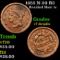 1852 N-20 R3 Braided Hair Large Cent 1c Grades vf details