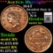 ***Auction Highlight*** 1842 Braided Hair Large Cent 1c Graded ms64 bn By SEGS (fc)