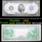 1914 $5 Large Size Blue Seal Federal Reserve Note, CleveLand, OH  4-D Grades xf+