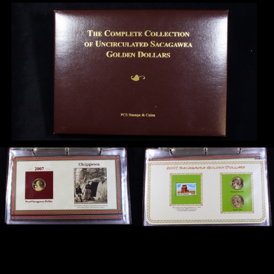 The Complete Collection Of Sacagawea Dollars 6 Coins