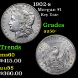 1902-s Morgan Dollar $1 Grades Choice AU/BU Slider+