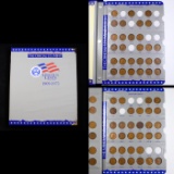 Near Complete Lincoln Cent Book 1909-1973 162 Coins