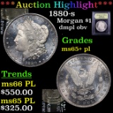 ***Auction Highlight*** 1880-s Morgan Dollar $1 Graded GEM+ PL By USCG (fc)