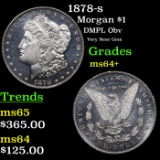 1878-s Morgan Dollar $1 Grades Choice+ Unc