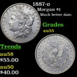 1887-o Morgan Dollar $1 Grades Choice AU