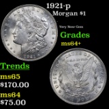 1921-p Morgan Dollar $1 Grades Choice+ Unc