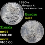 1890-s Morgan Dollar $1 Grades Select Unc