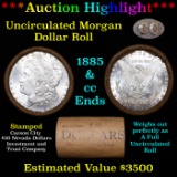 ***Auction Highlight*** 1885 & CC Uncirculated Morgan Dollar Shotgun Roll (fc)