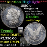 ***Auction Highlight*** 1880-o Morgan Dollar $1 Graded ms62 dmpl By SEGS (fc)