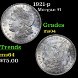 1921-p Morgan Dollar $1 Grades Choice Unc