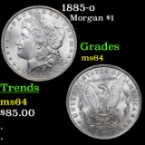 1885-o Morgan Dollar $1 Grades Choice Unc