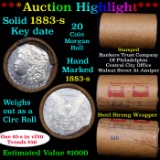 ***Auction Highlight*** Full solid date 1883-s Morgan silver $1 roll, 20 coins (fc)