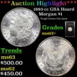 ***Auction Highlight*** 1883-cc GSA Holder Morgan Dollar $1 Grades Select Unc (fc)