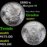 1880-s Morgan Dollar $1 Grades Choice+ Unc