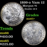 1899-o Vam 12 Morgan Dollar $1 Grades GEM+ Unc