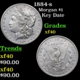 1884-s Morgan Dollar $1 Grades xf