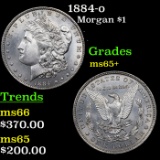 1884-o Morgan Dollar $1 Grades GEM+ Unc