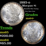 1885-o Morgan Dollar $1 Grades Choice+ Unc