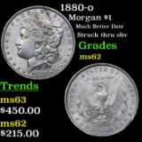 1880-o Morgan Dollar $1 Grades Select Unc