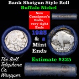 Buffalo Nickel Shotgun Roll in Old Bank Style 'Bell Telephone' Wrapper 1923 & s Mint Ends Grades