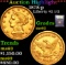***Auction Highlight*** 1878-p Gold Liberty Quarter Eagle $2 1/2 Graded Select Unc By USCG (fc)