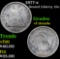 1877-s Seated Liberty Quarter 25c Grades vf details