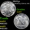1943-p Walking Liberty Half Dollar 50c Grades Choice Unc