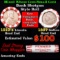Mixed small cents 1c orig shotgun roll, 1919-s Wheat Cent, 1887 Indian cent other end, Seal Strong W