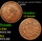 1837 not one cent For Tribute Hard Times Token 1c Grades vf details
