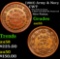 (1863) Army & Navy Civil War Token 1c Grades Choice AU