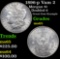 1896-p Vam 2 Morgan Dollar $1 Grades GEM Unc