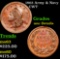 1863 Army & Navy Civil War Token 1c Grades Unc Details