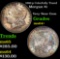 1886-p Colorfully Toned Morgan Dollar $1 Grades Choice+ Unc