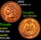 1892 Indian Cent 1c Grades Unc Details