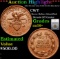 ***Auction Highlight*** 1863 Not One Cent F-196/355 R3 Mint Error Civil War Token 1c Graded au58+ By