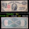 1917 $1 Legal Tender, George Washington Signatures of Teehee & Burke, FR36 Grades f, fine