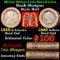 Mixed small cents 1c orig shotgun roll, 1919-s Wheat Cent, 1898 Indian cent other end, McDonalds Wra