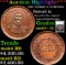 ***Auction Highlight*** 1847 Crosslet 4, 15 Berries Hawaii 1c Graded Select+ Unc RB By USCG (fc)