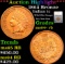 ***Auction Highlight*** 1864 Bronze Indian Cent 1c Graded ms64+ rb By SEGS (fc)