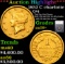 ***Auction Highlight*** 1852 C charlotte Gold Dollar $1 Graded au58+ By SEGS (fc)