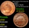 1863 Indian F-63/443a R4 Civil War Token 1c Grades xf details