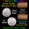 ***Auction Highlight*** AU/BU Slider Brinks Shotgun Morgan $1 Roll 1885 & P Ends Virtually UNC (fc)